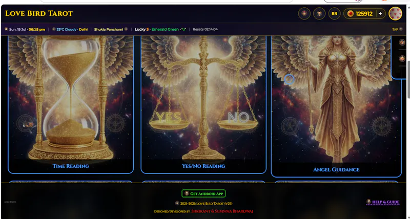 Love Bird Tarot screenshot 3