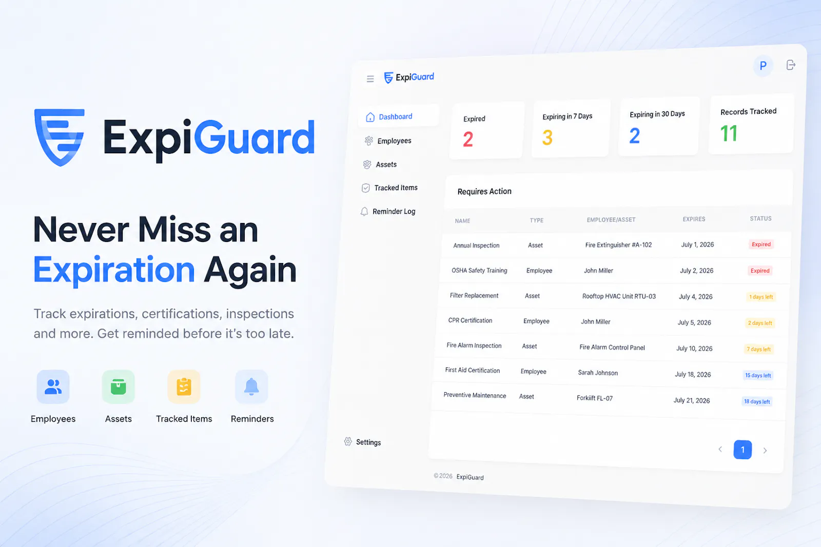 ExpiGuard screenshot 1