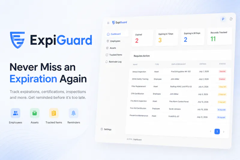 ExpiGuard screenshot 1