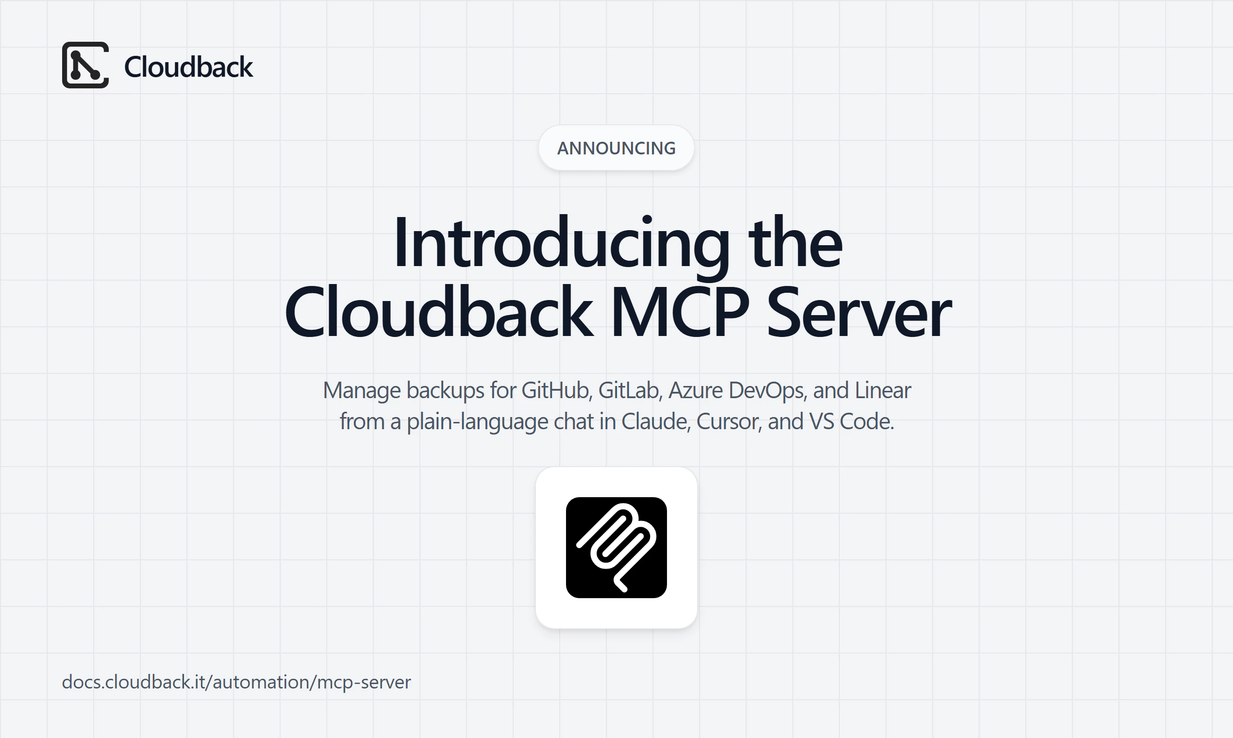 Cloudback MCP Server