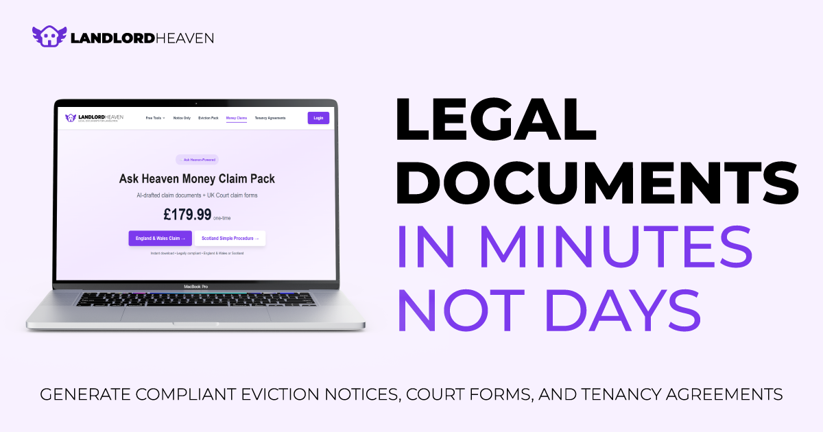 Claim Unpaid Rent Court Ready  - Main product screenshot demonstrating key features and user interface