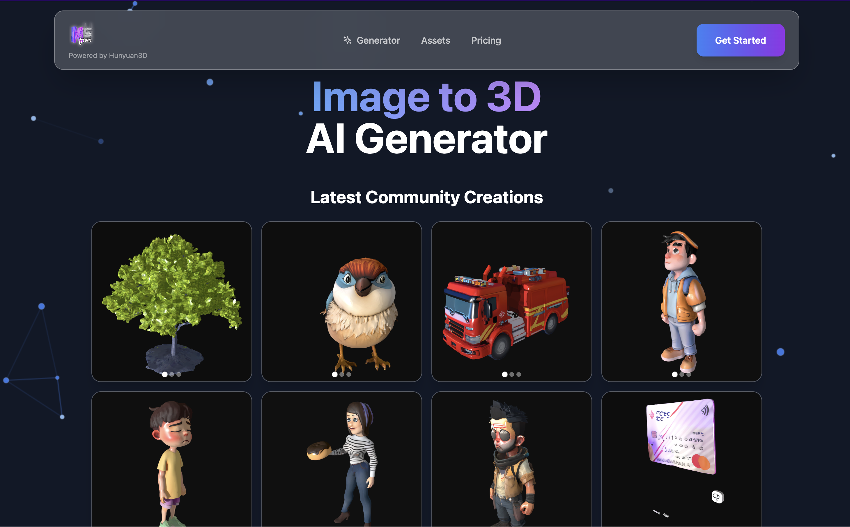 Meshfromsketch - 3D varlıklar mağazası ve 3D jeneratör, kullanımı kolay ve temiz medya 2