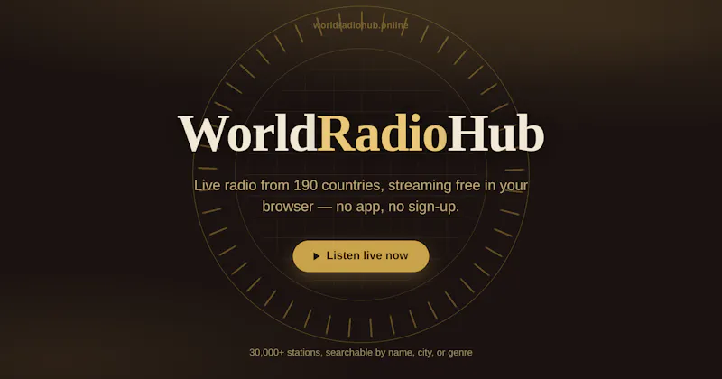 WorldRadioHub   screenshot 2