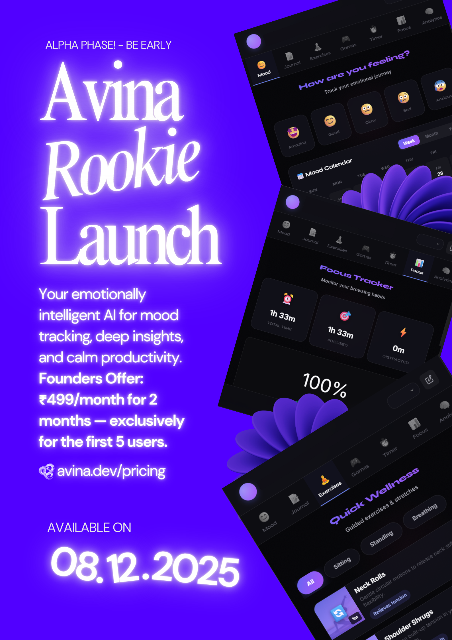 Avina - Screenshot 2 showing product features and functionality