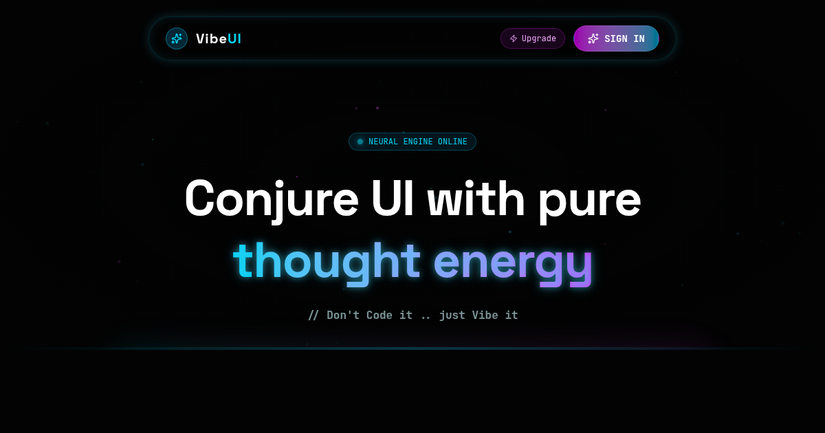 VibeUI gallery image