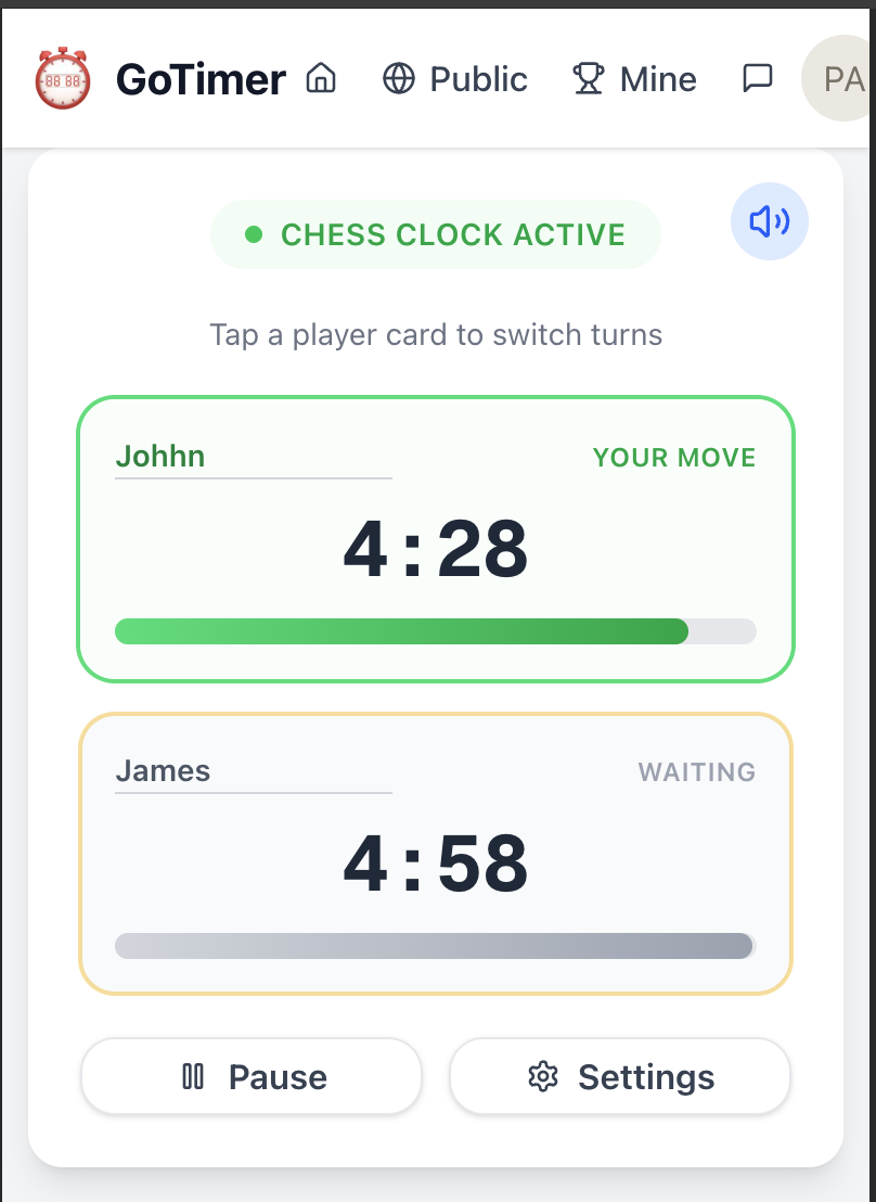 GoTimer.org gallery image