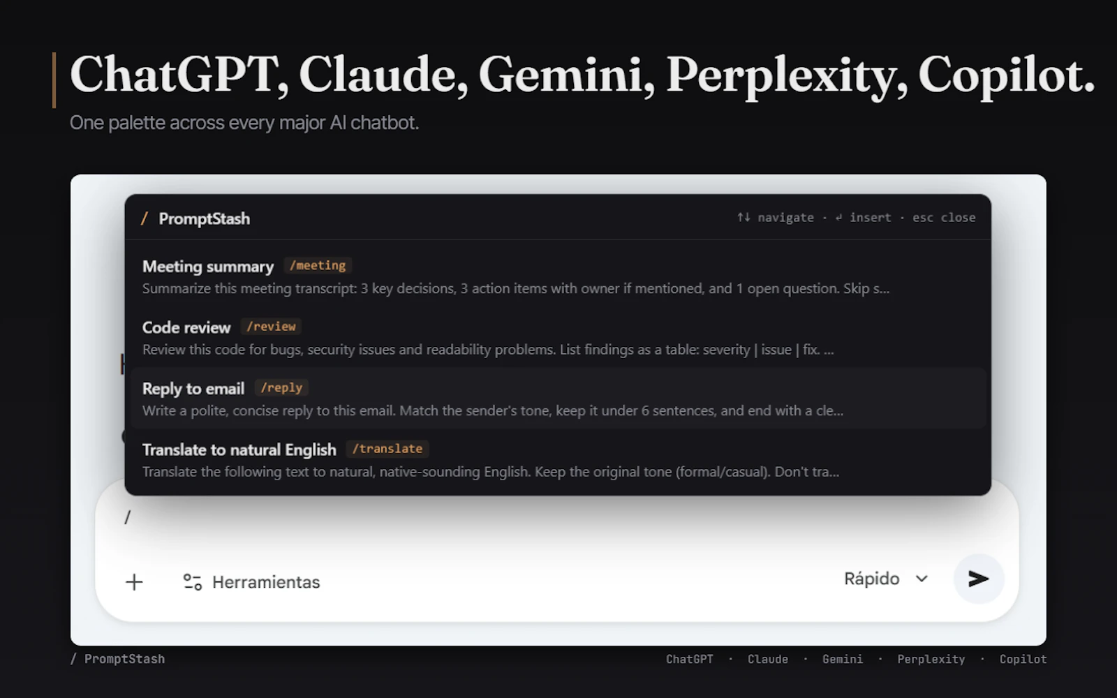 PromptStash — AI Prompt Manager screenshot 5