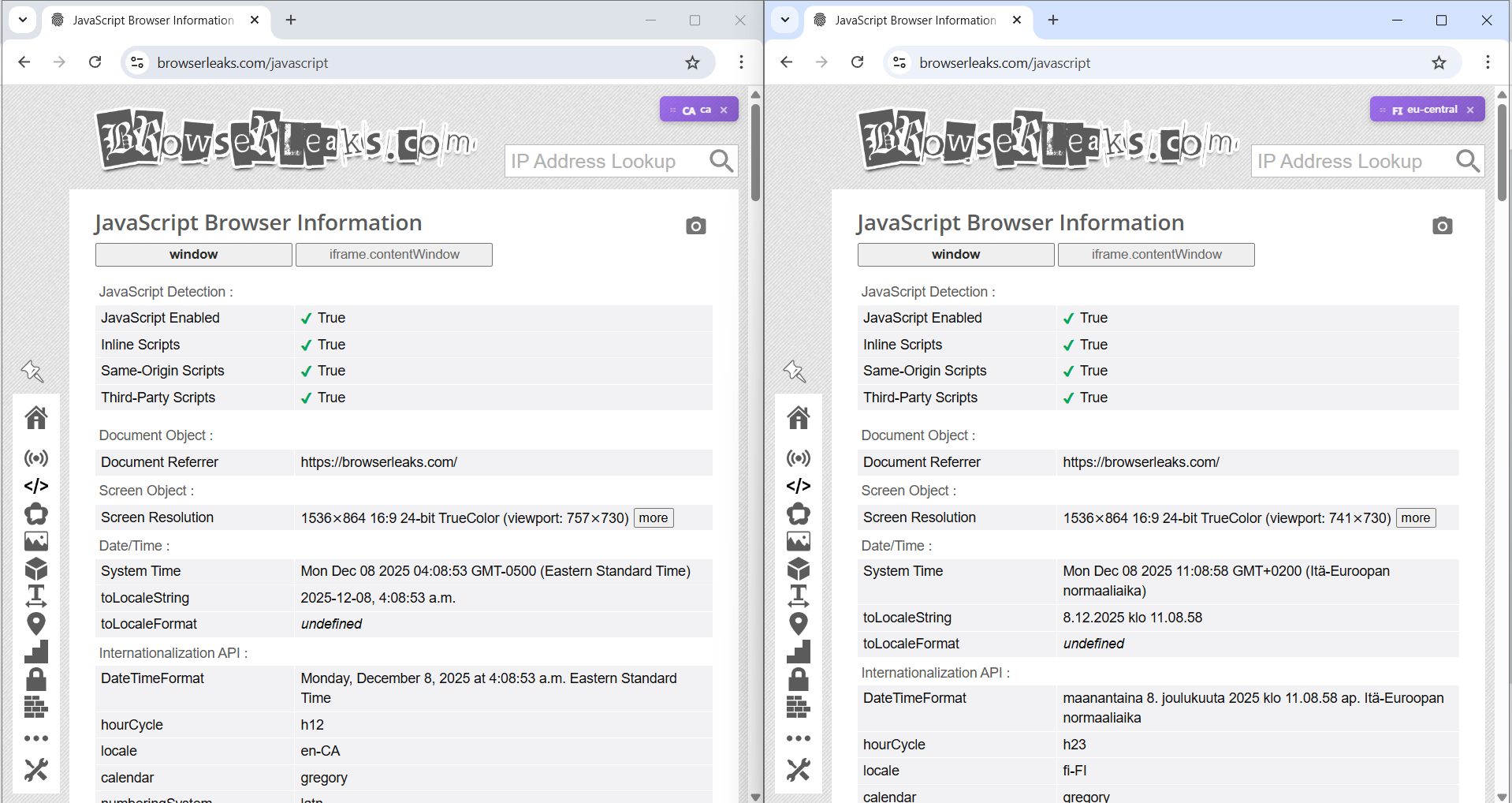 ProbeOps Horizon - Multi Geo Browser - Screenshot 5 showing product features and functionality