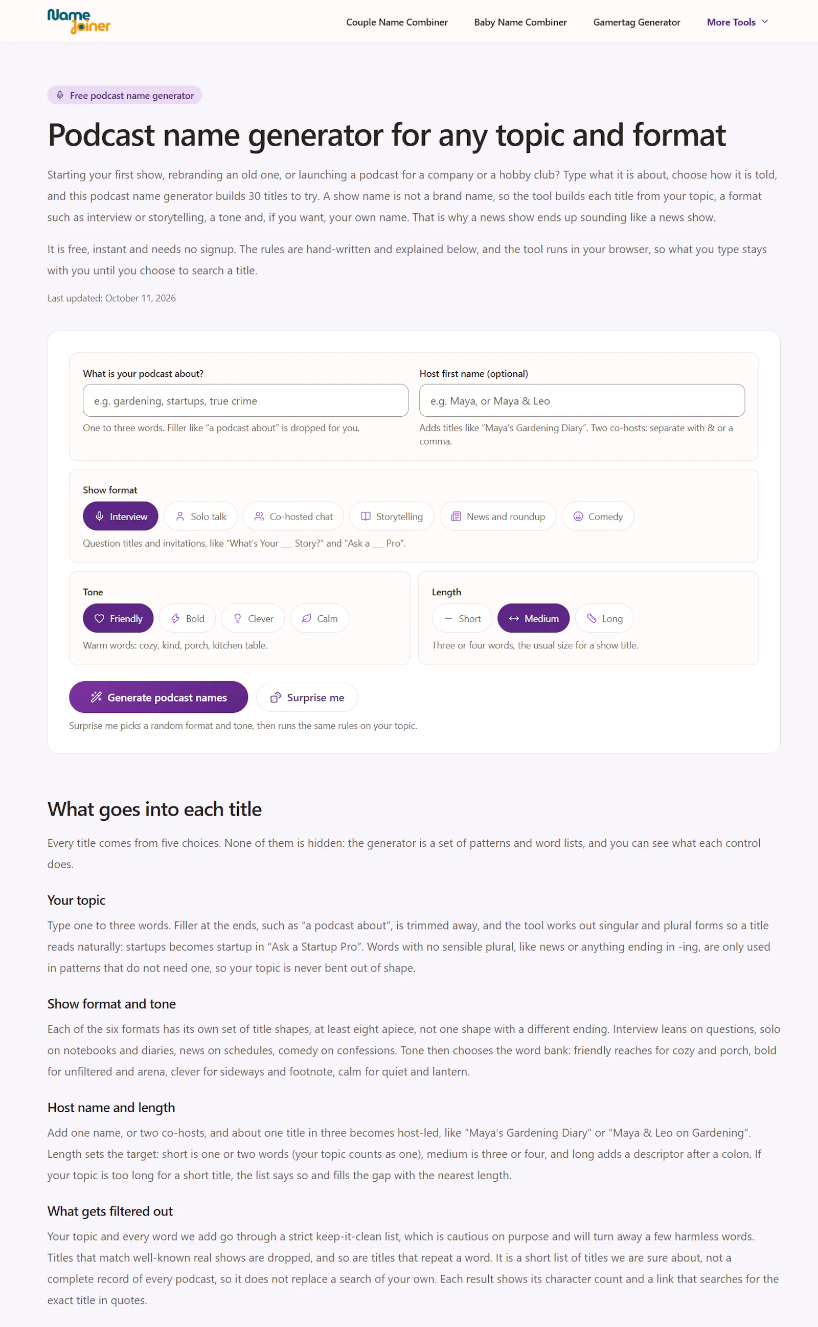 NameJoiner screenshot 4