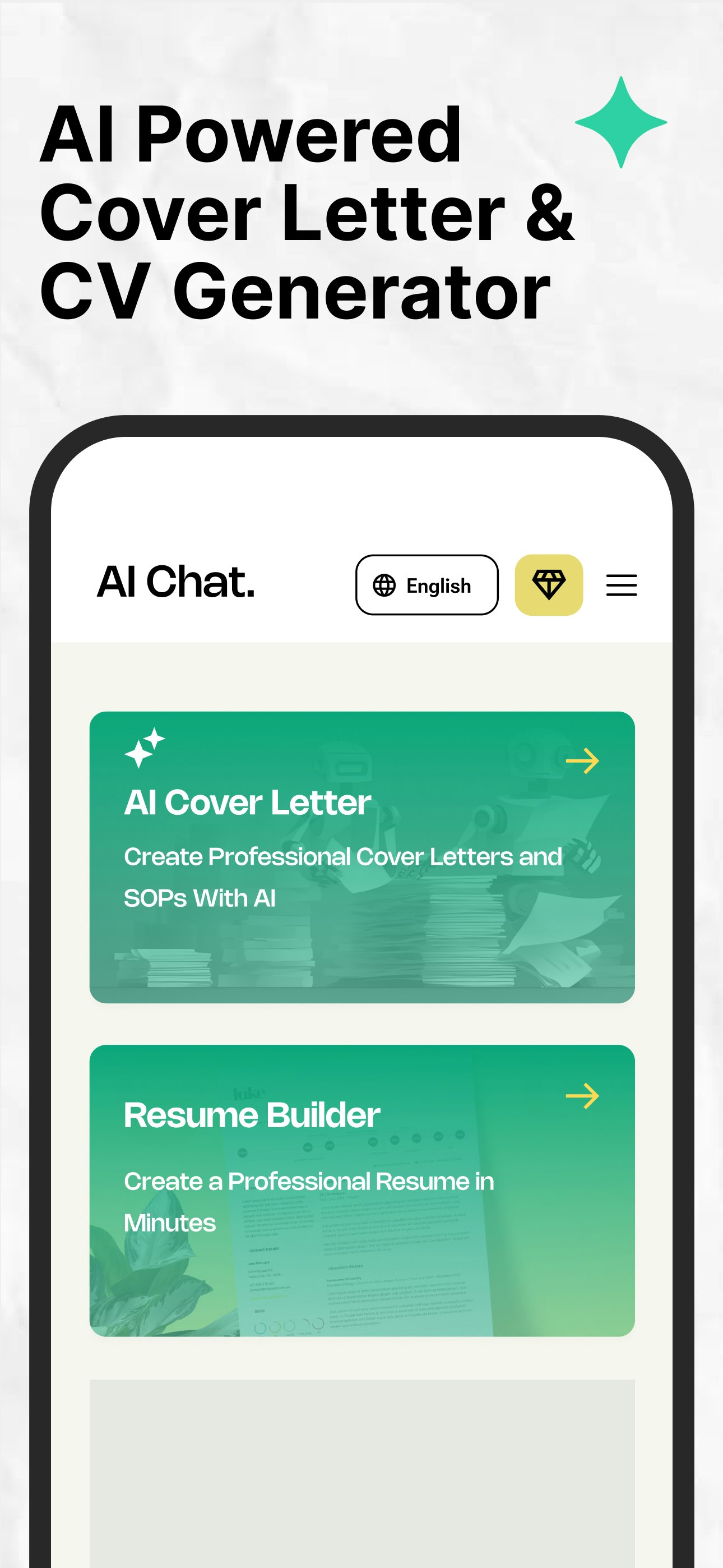 AI Cover Letter & Resume Maker gallery image