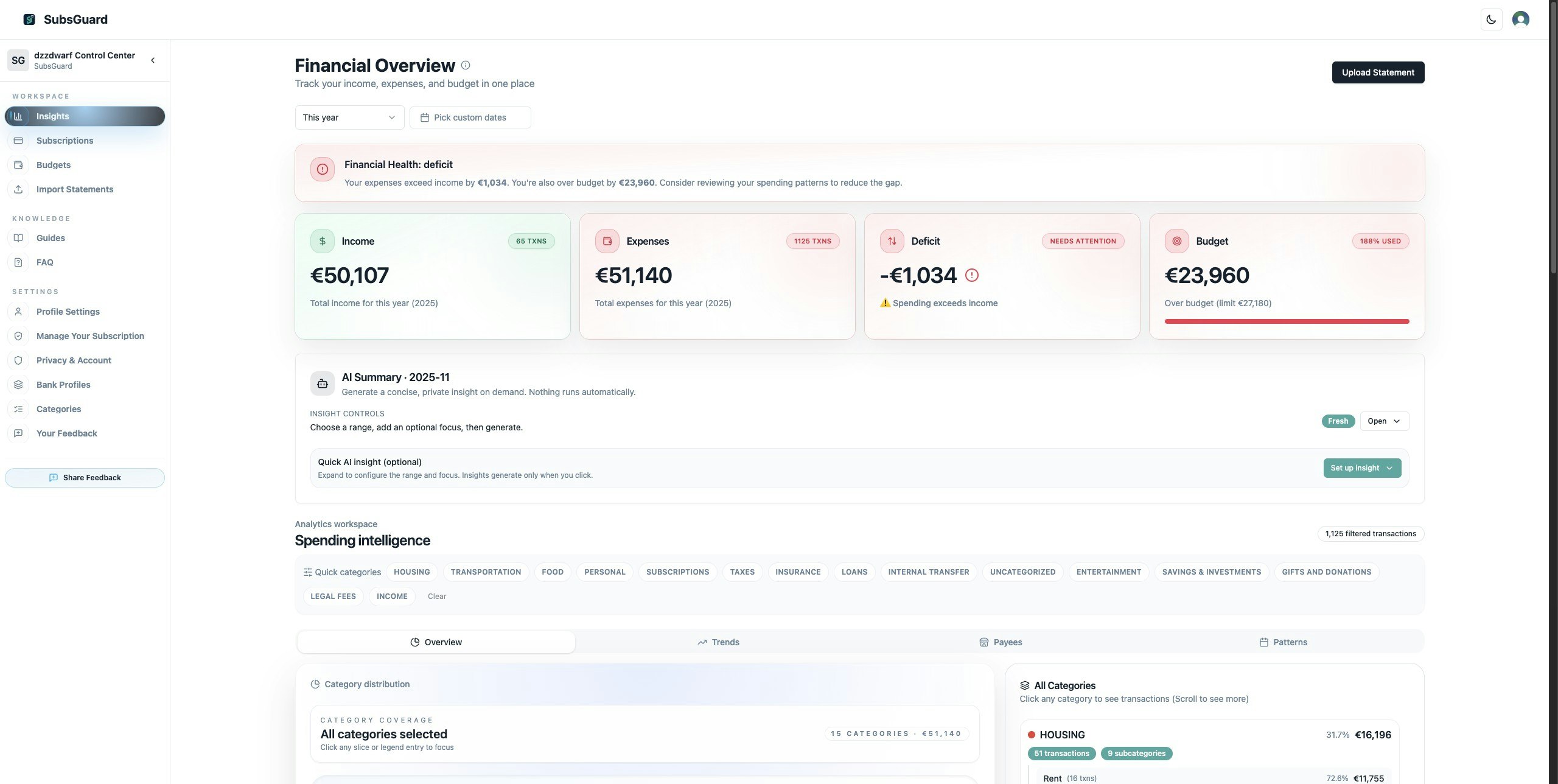 SubsGuard gallery image