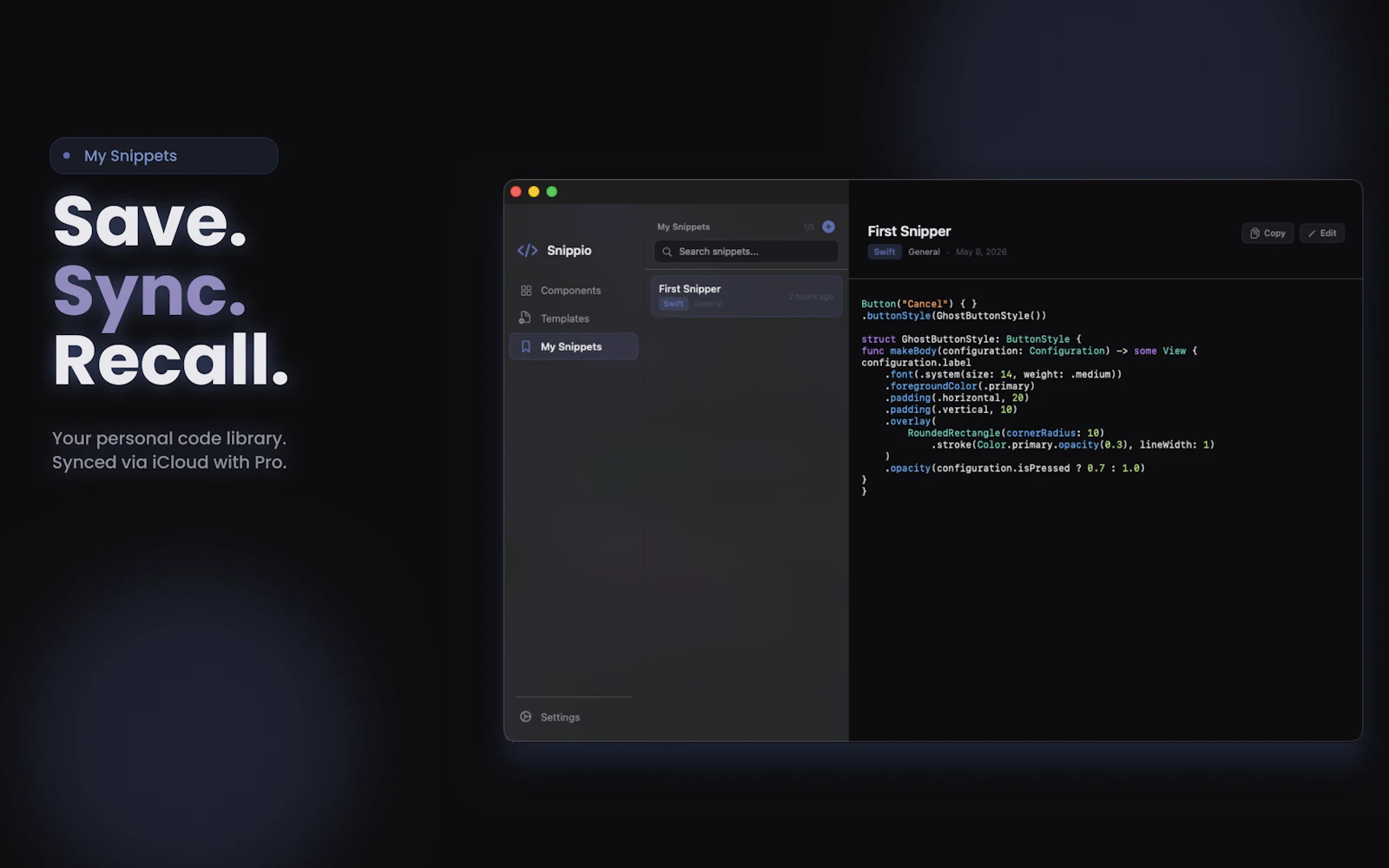 Snippio - Dev Components screenshot 2