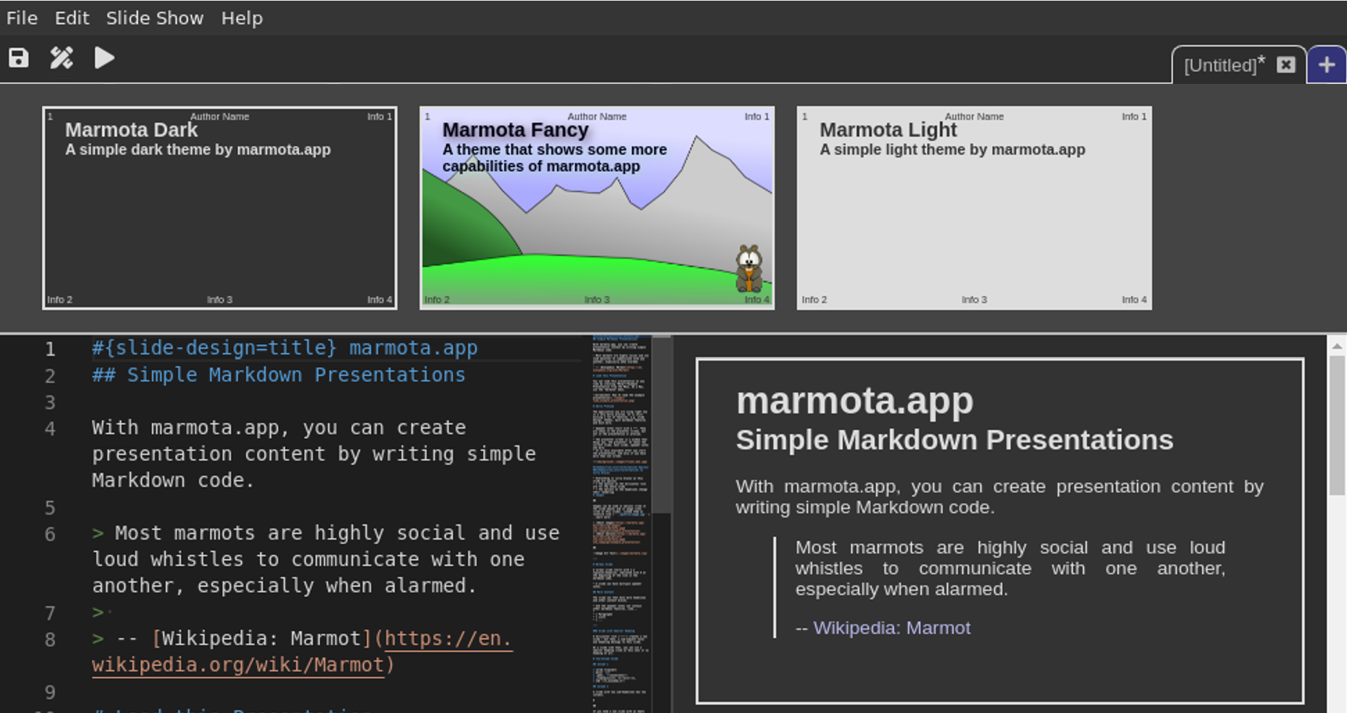 marmota.app gallery image