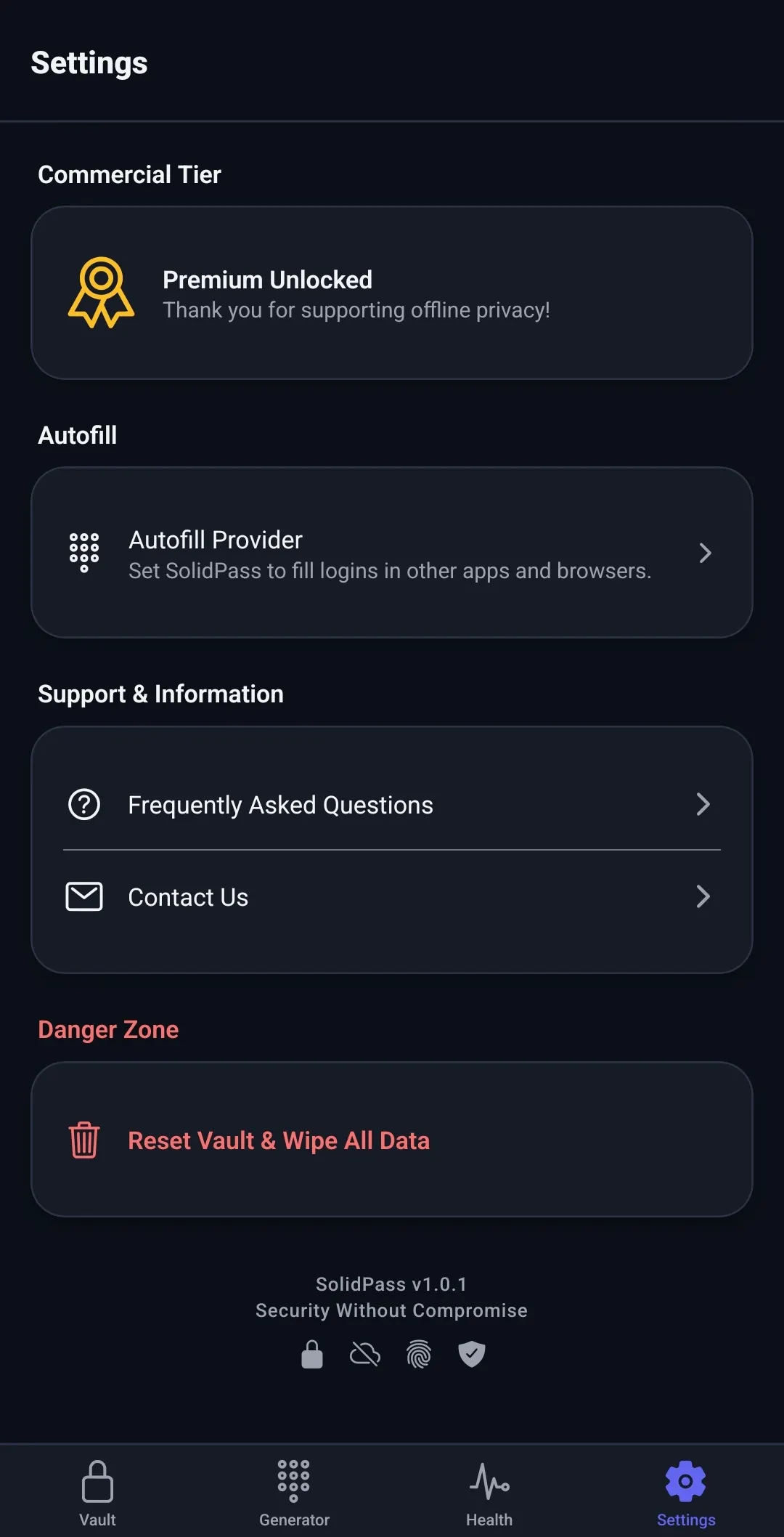 SolidPass Offline Vault gallery image