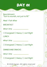 28-Day Balanced Health & Fitness Planner gallery image