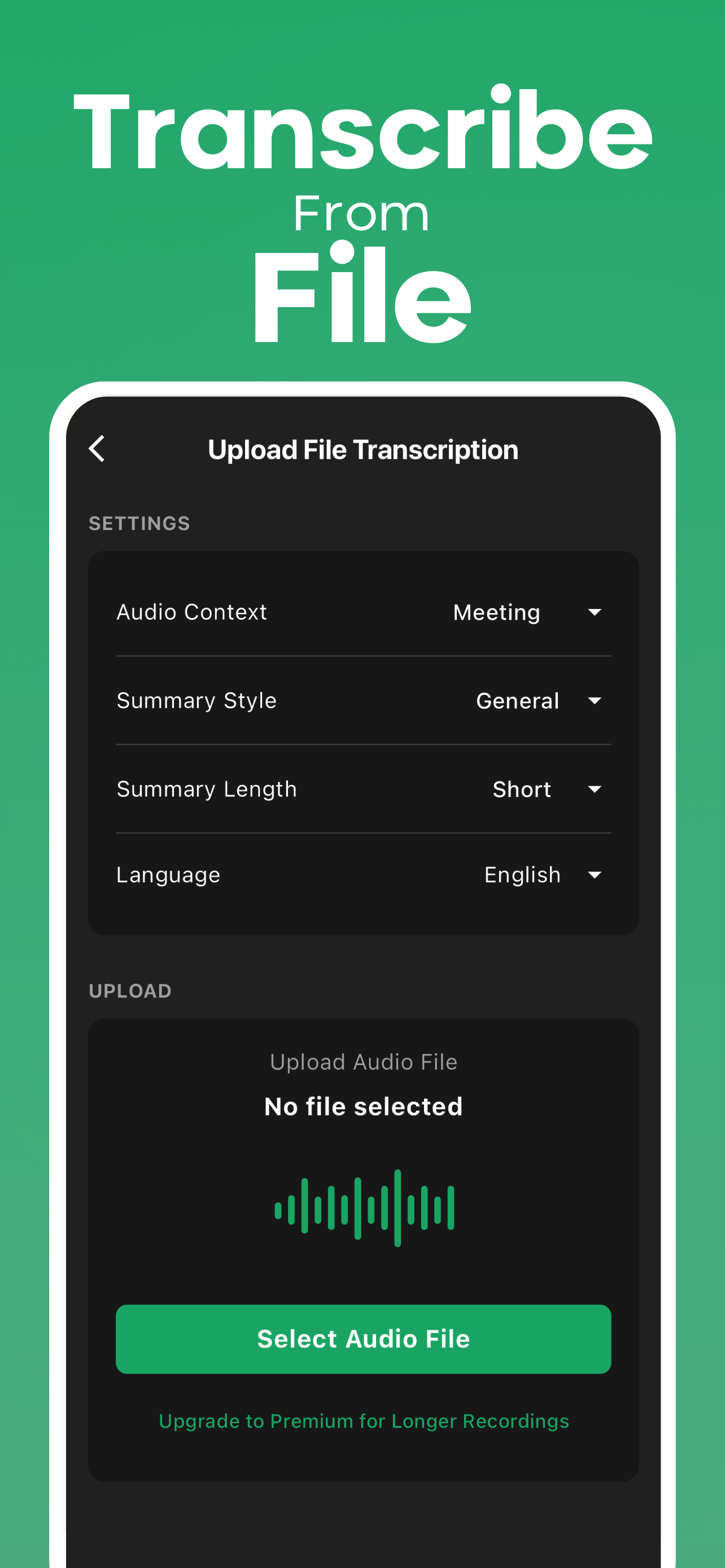 Aiscribe - Audio zum Text media 7