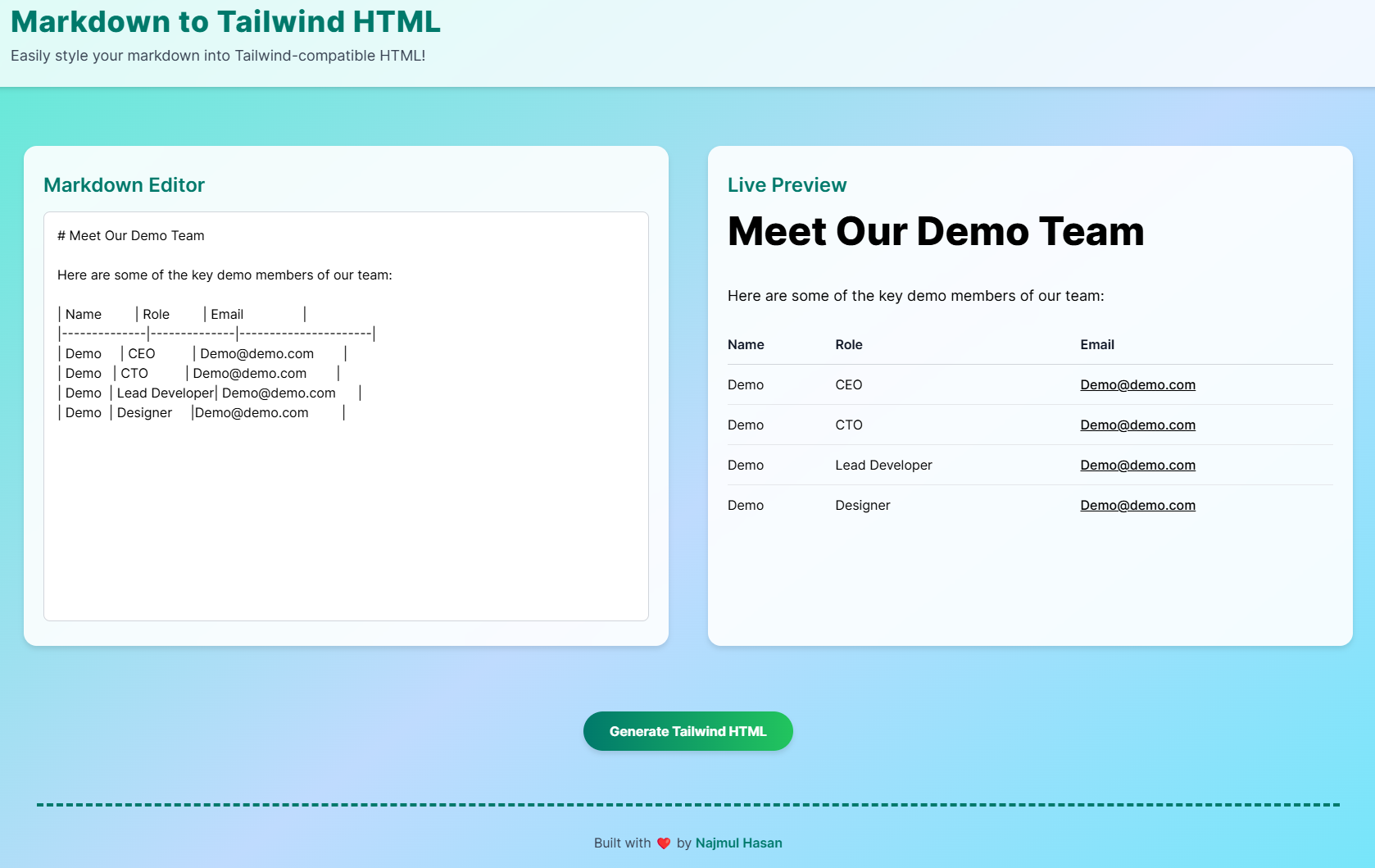 Отметка в Tailwind HTML - Легко придумать свою отметку в HTML-совместимый с носованием! медиа 6