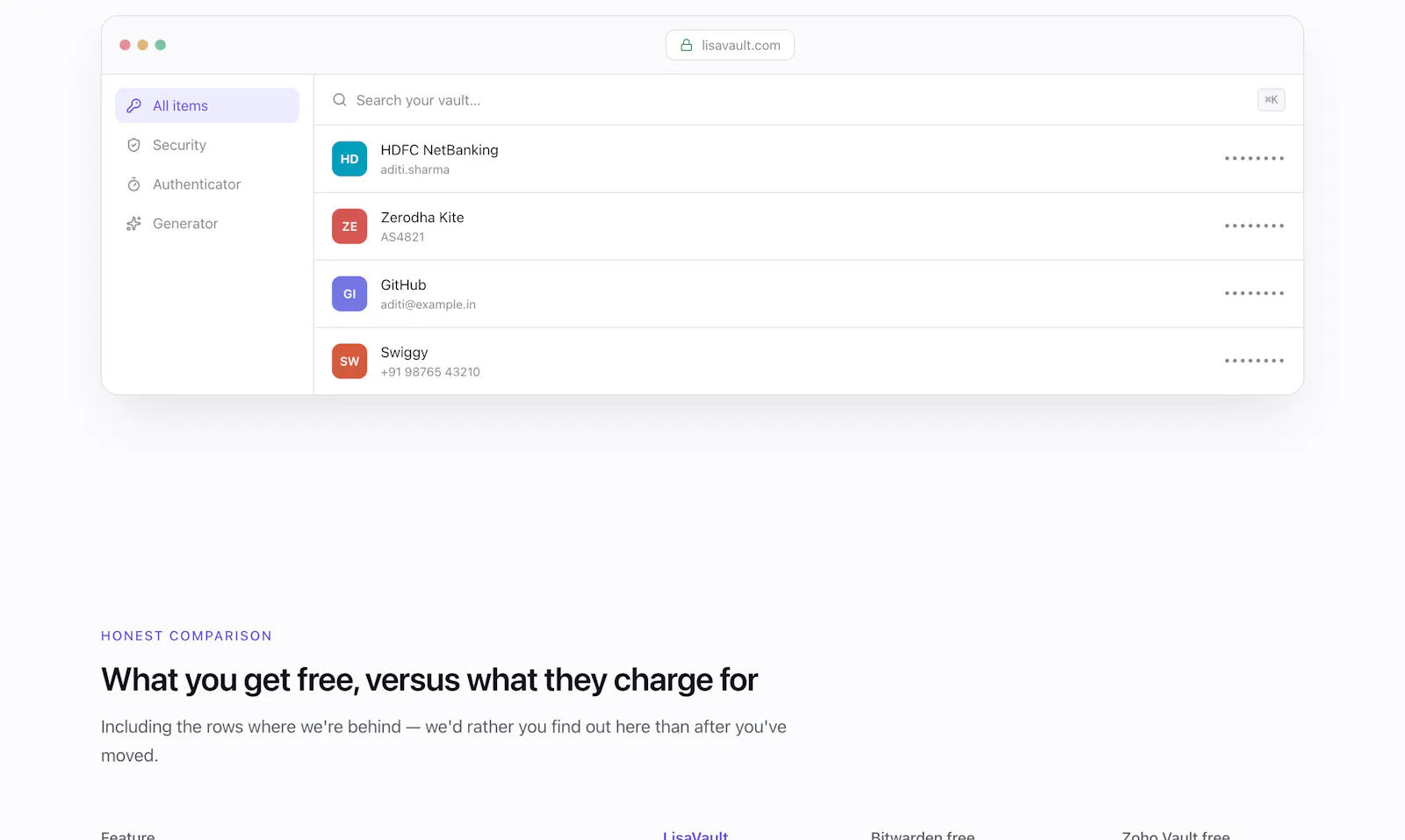 LisaVault screenshot 6