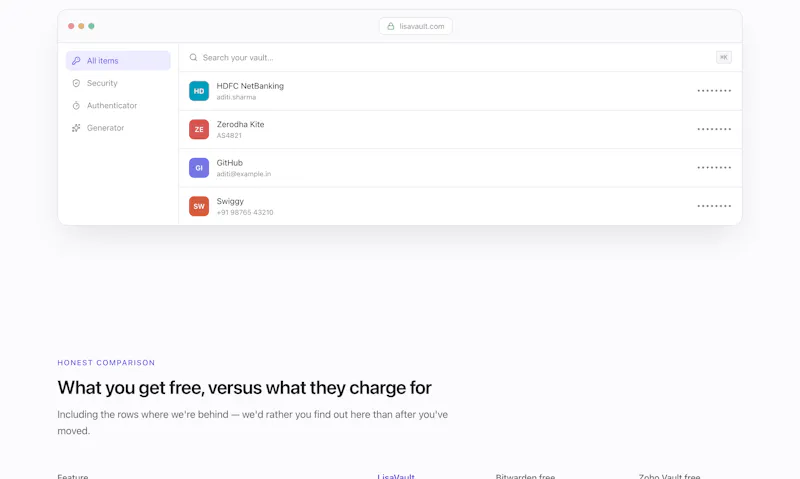 LisaVault screenshot 6