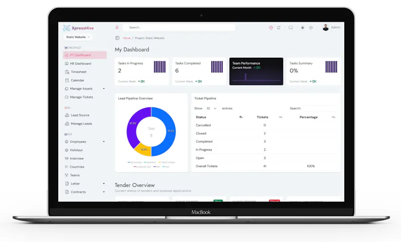 XpressHive - HRMS, CRM & Vendor System screenshot 5