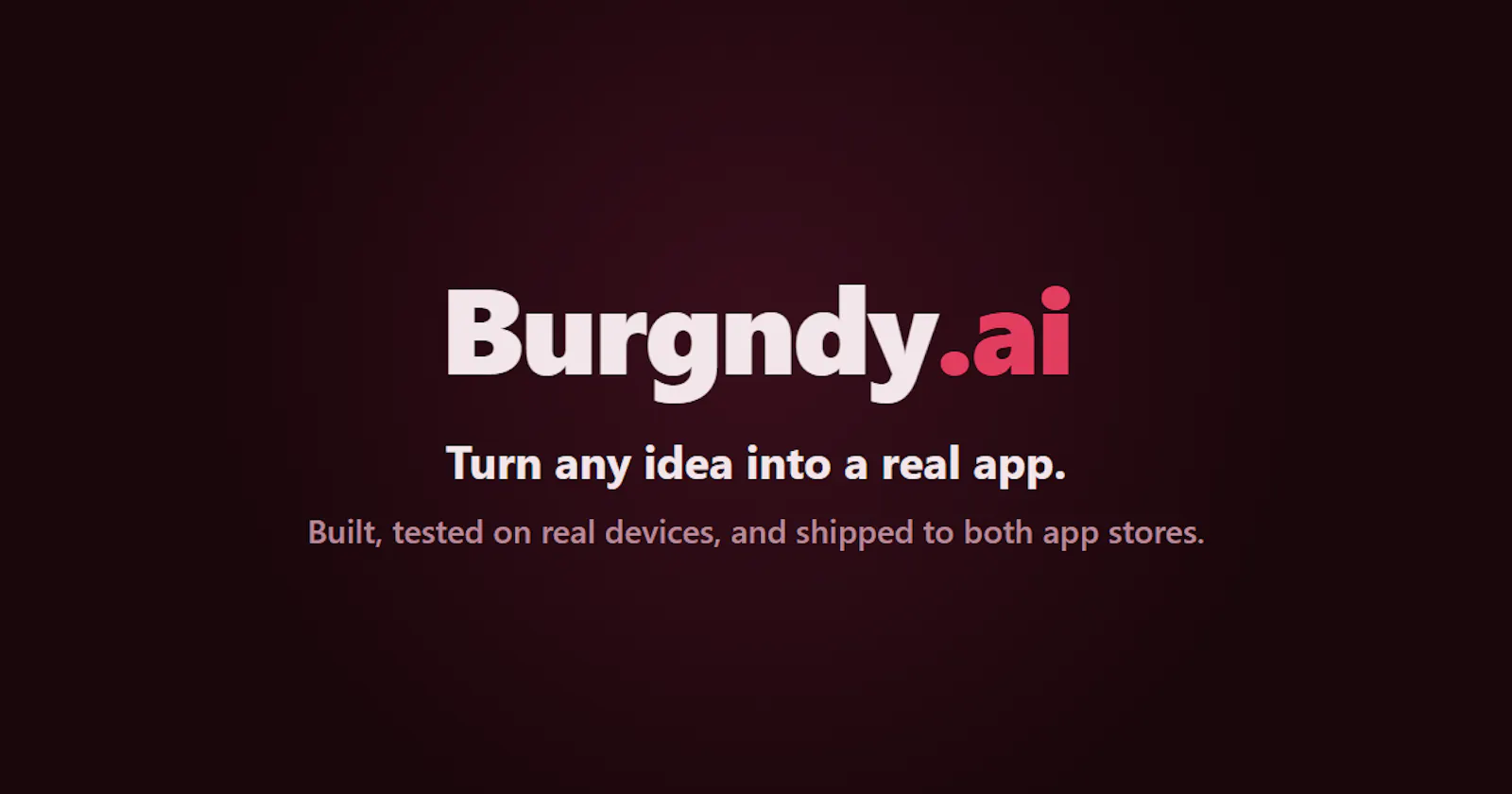Burgndy.ai screenshot 2