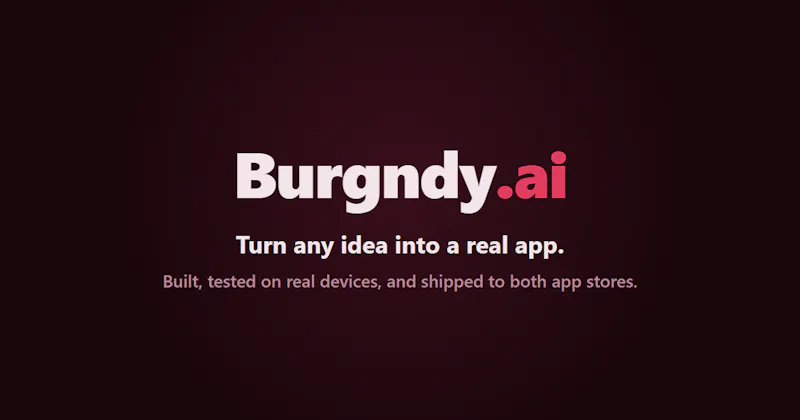 Burgndy.ai screenshot 2