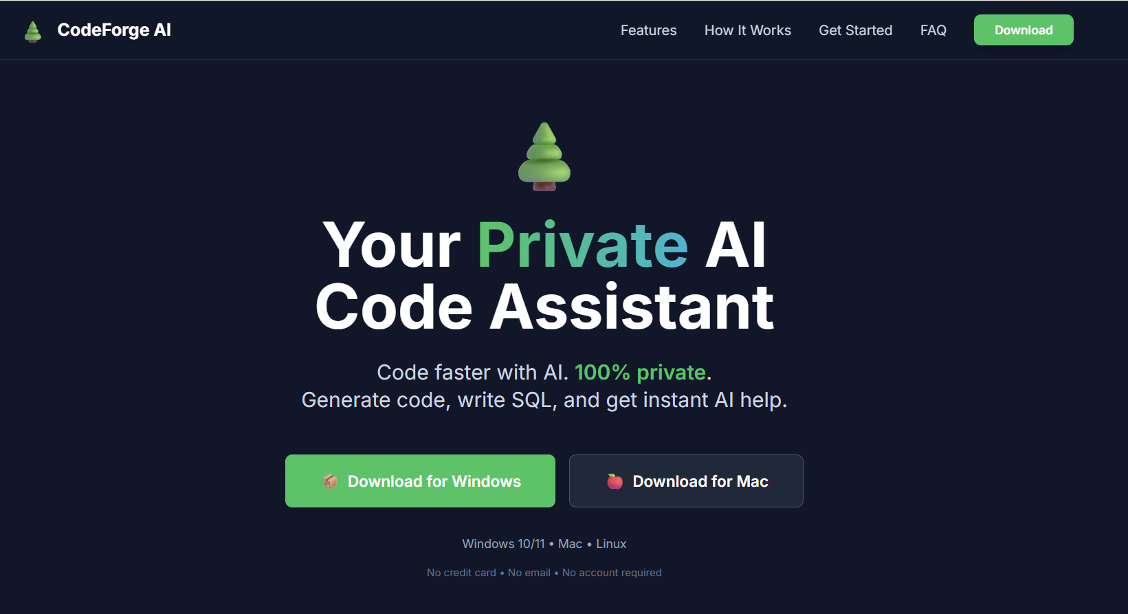 CodeForge - Main product screenshot demonstrating key features and user interface