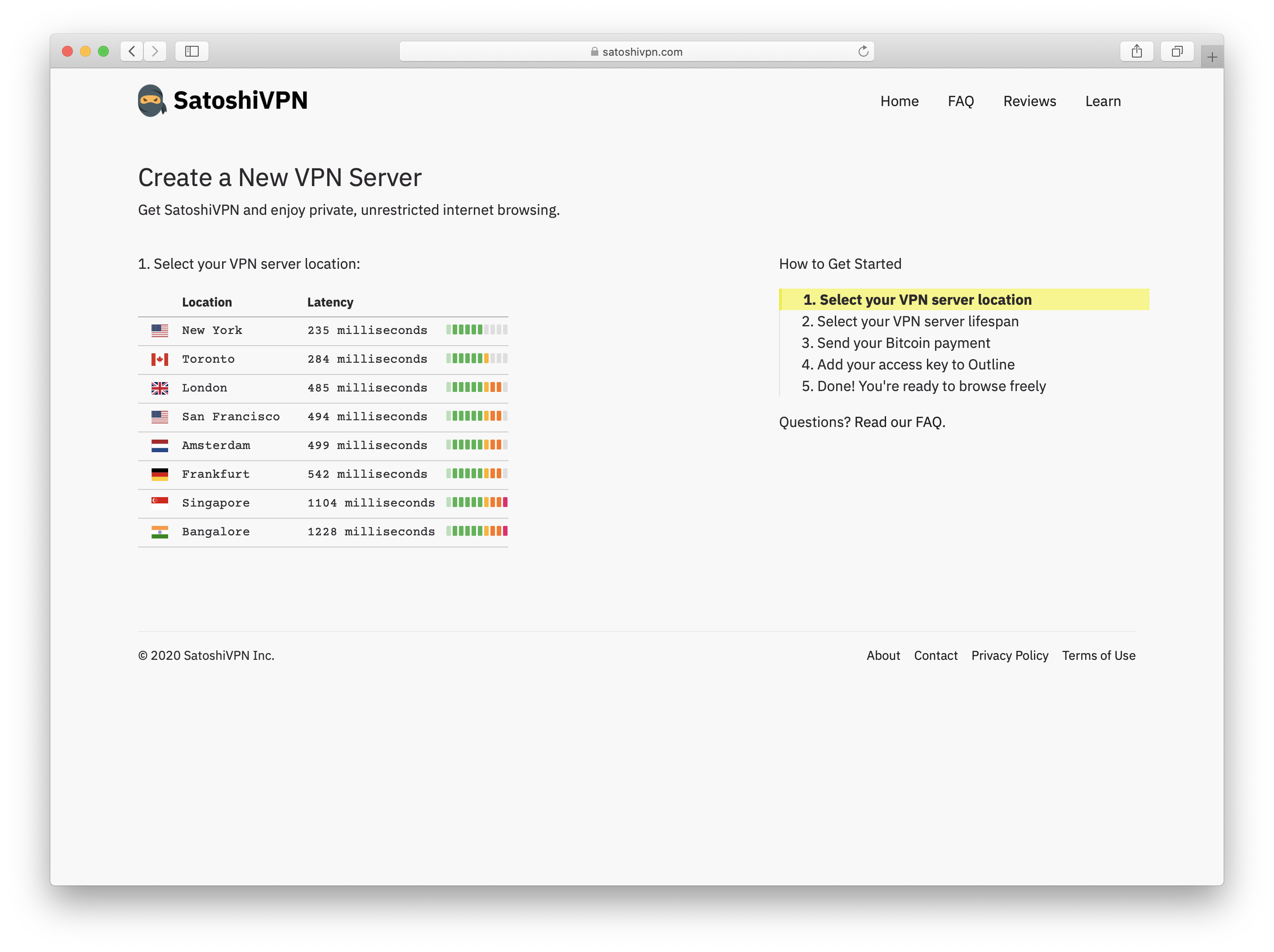 SatoshiVPN gallery image