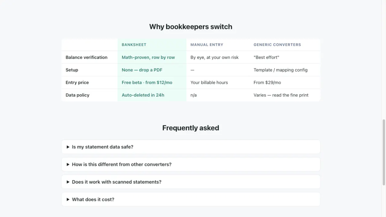 BankSheet gallery image