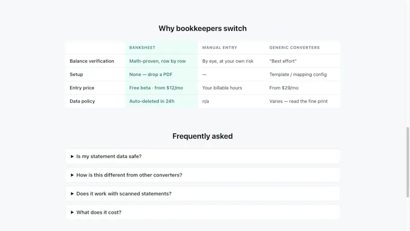 BankSheet screenshot 4