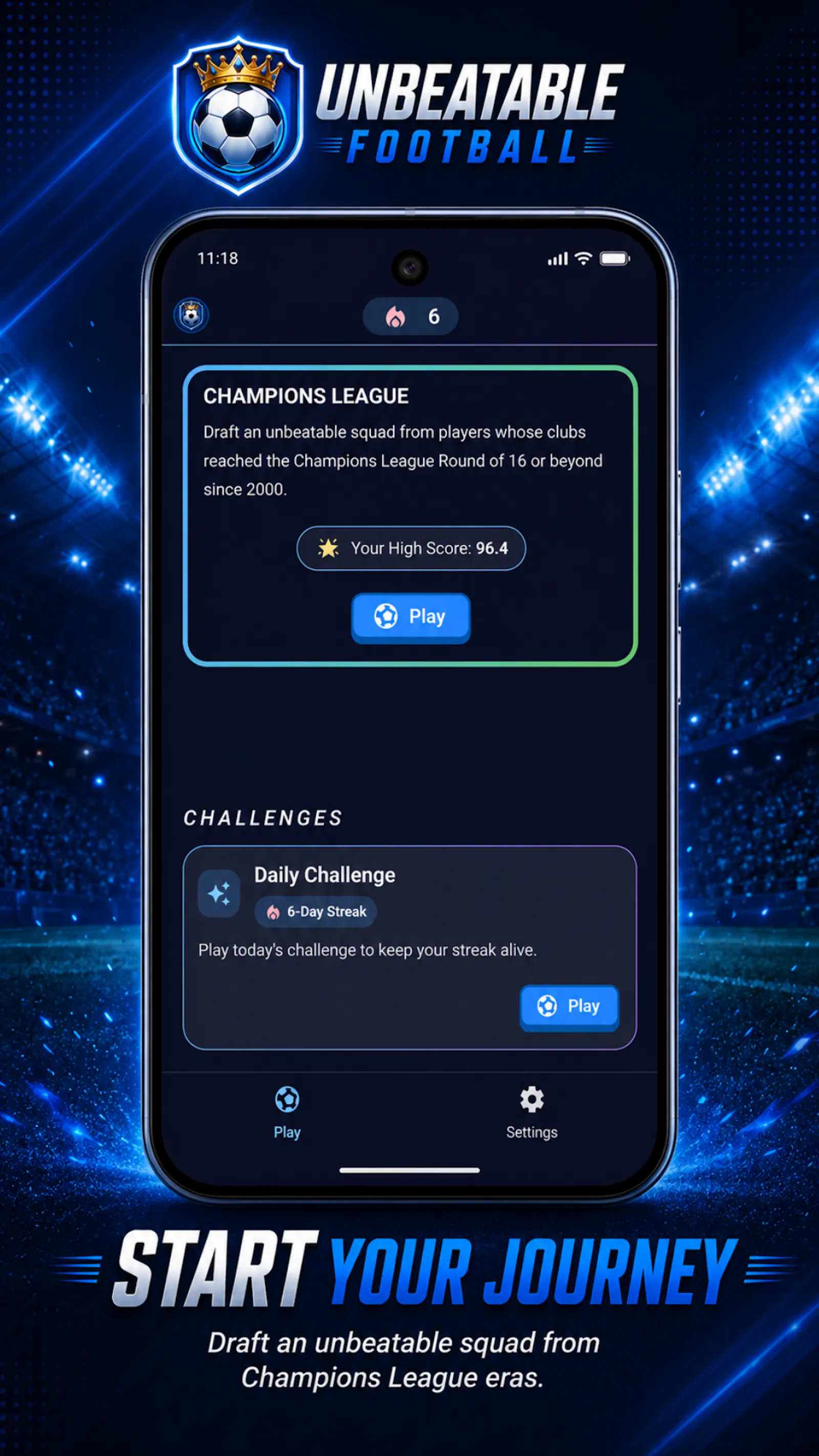 Unbeatable Football screenshot 3