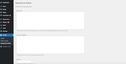 AI SEO wordpress plugin gallery image