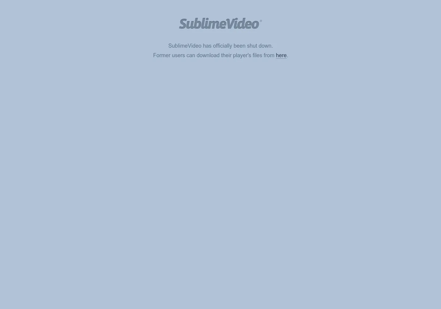 Sublime Video Player