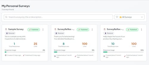 Smart surveys, no subscriptions gallery image