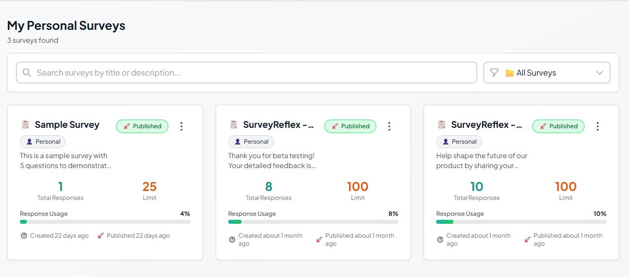 Smart surveys, no subscriptions - Screenshot 4 showing product features and functionality