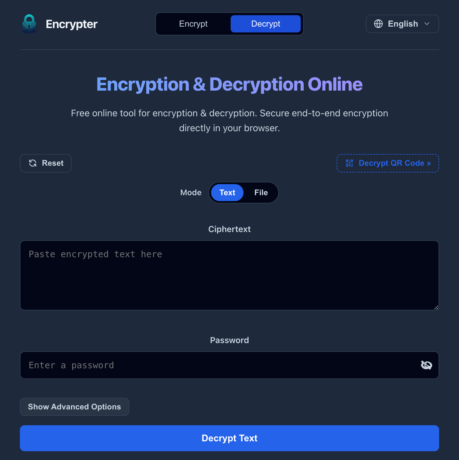 Encrypter.site - Screenshot 2 showing product features and functionality