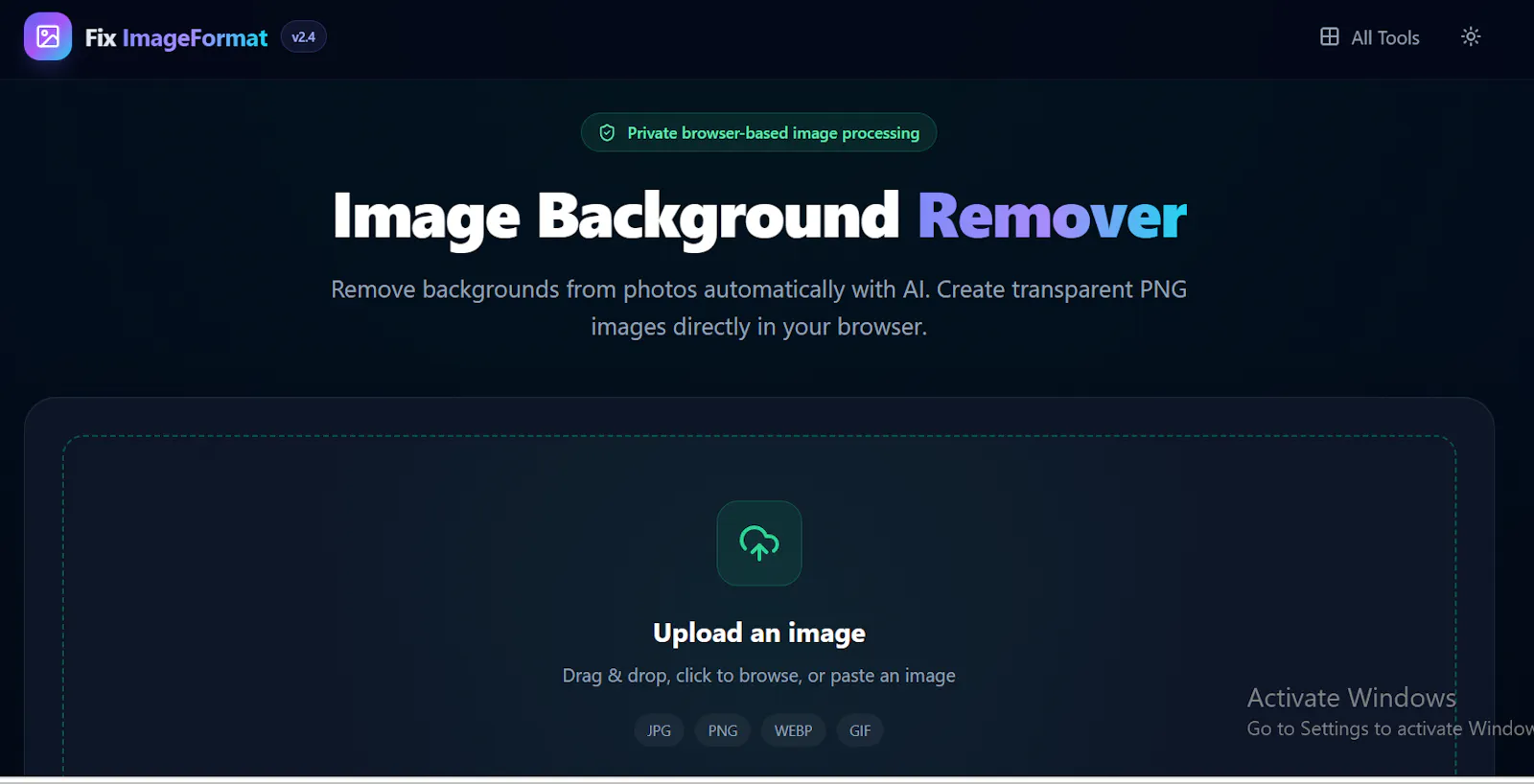 FixImageFormat screenshot 1