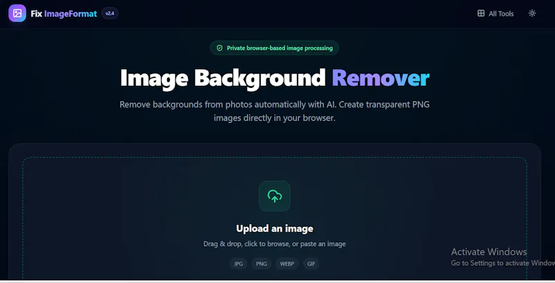 FixImageFormat screenshot 1
