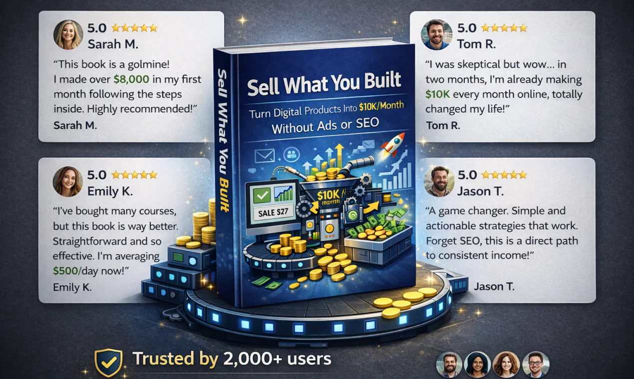 Sell What You Built 제품 배너