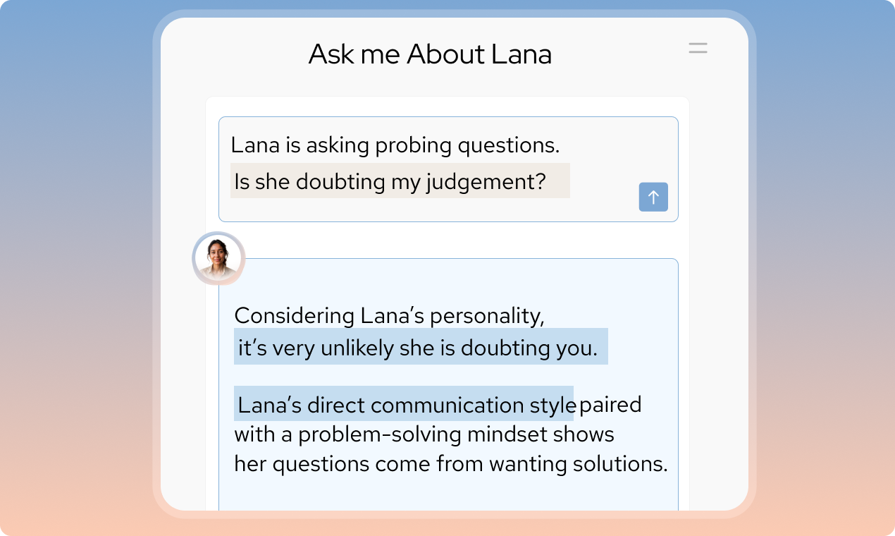 Ask Olivia - Screenshot 3 showing product features and functionality