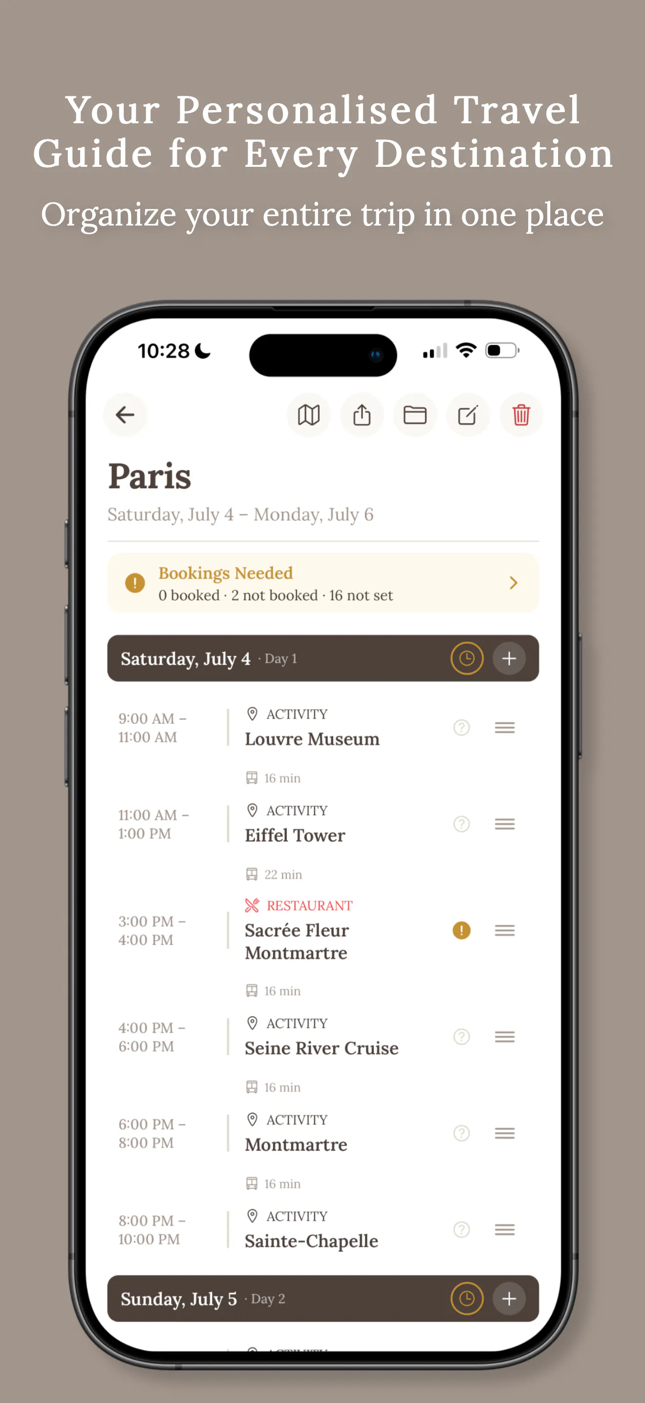 Concierge Compass: Trip Itinerary gallery image
