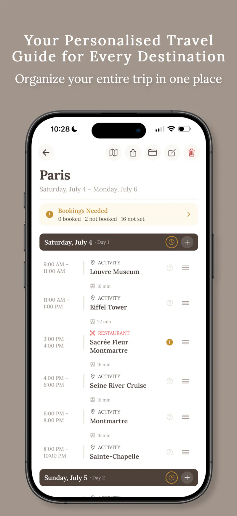 Concierge Compass: Trip Itinerary screenshot 2