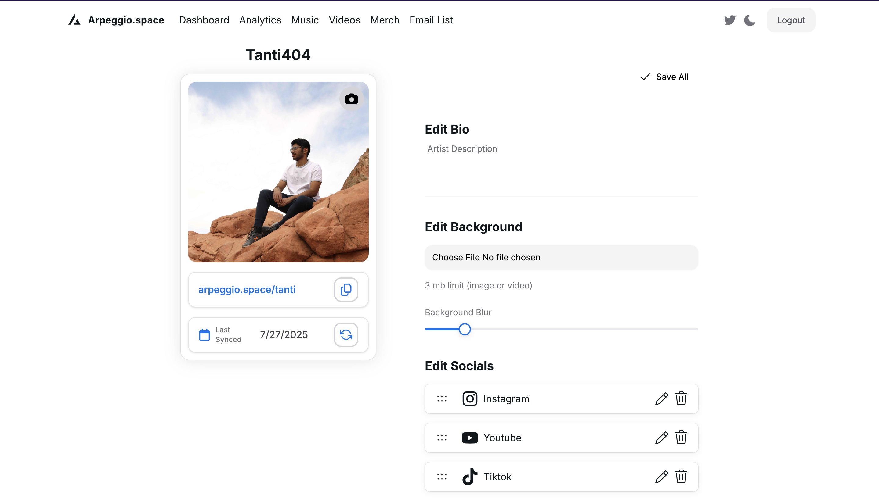 Média Arpeggio.space - Plateforme de marketing musicale, automatise votre présence en ligne 6