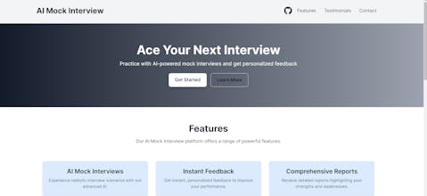 AI Mock Interview Taker gallery image
