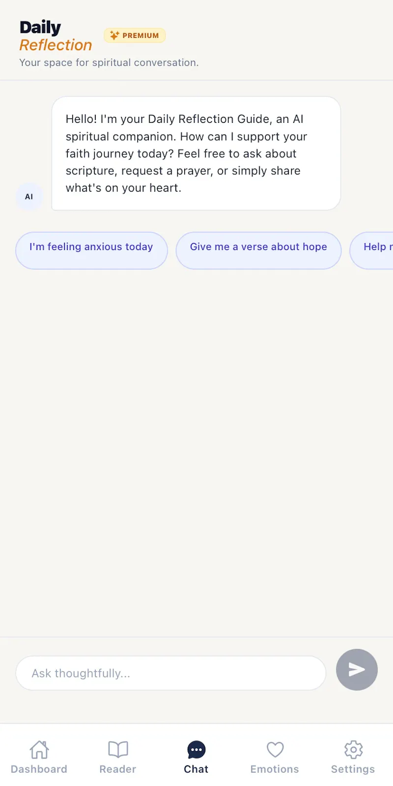 Daily Reflection screenshot 1