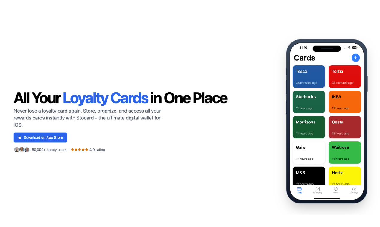 Média Stocard - Toute votre application CADS 1 de fidélité 2