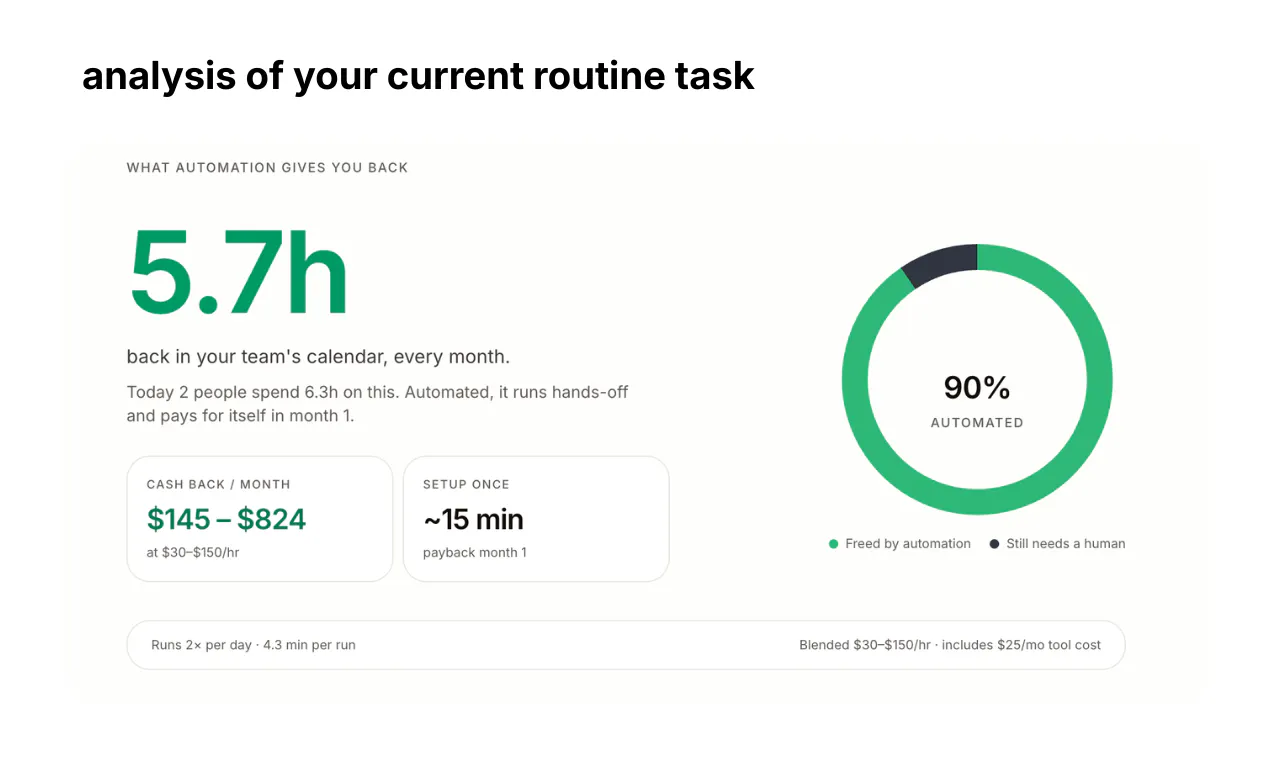 Turn screen recordings into automations gallery image