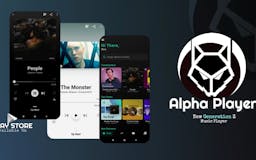 Alpha Player: Lyrics & Podcast media 1