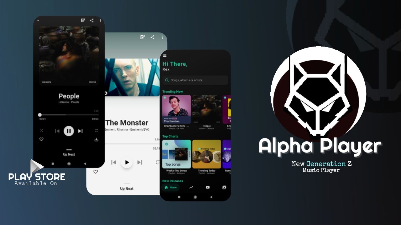 Alpha Player: Lyrics & Podcast - New Generation Z Music Player Medien 1
