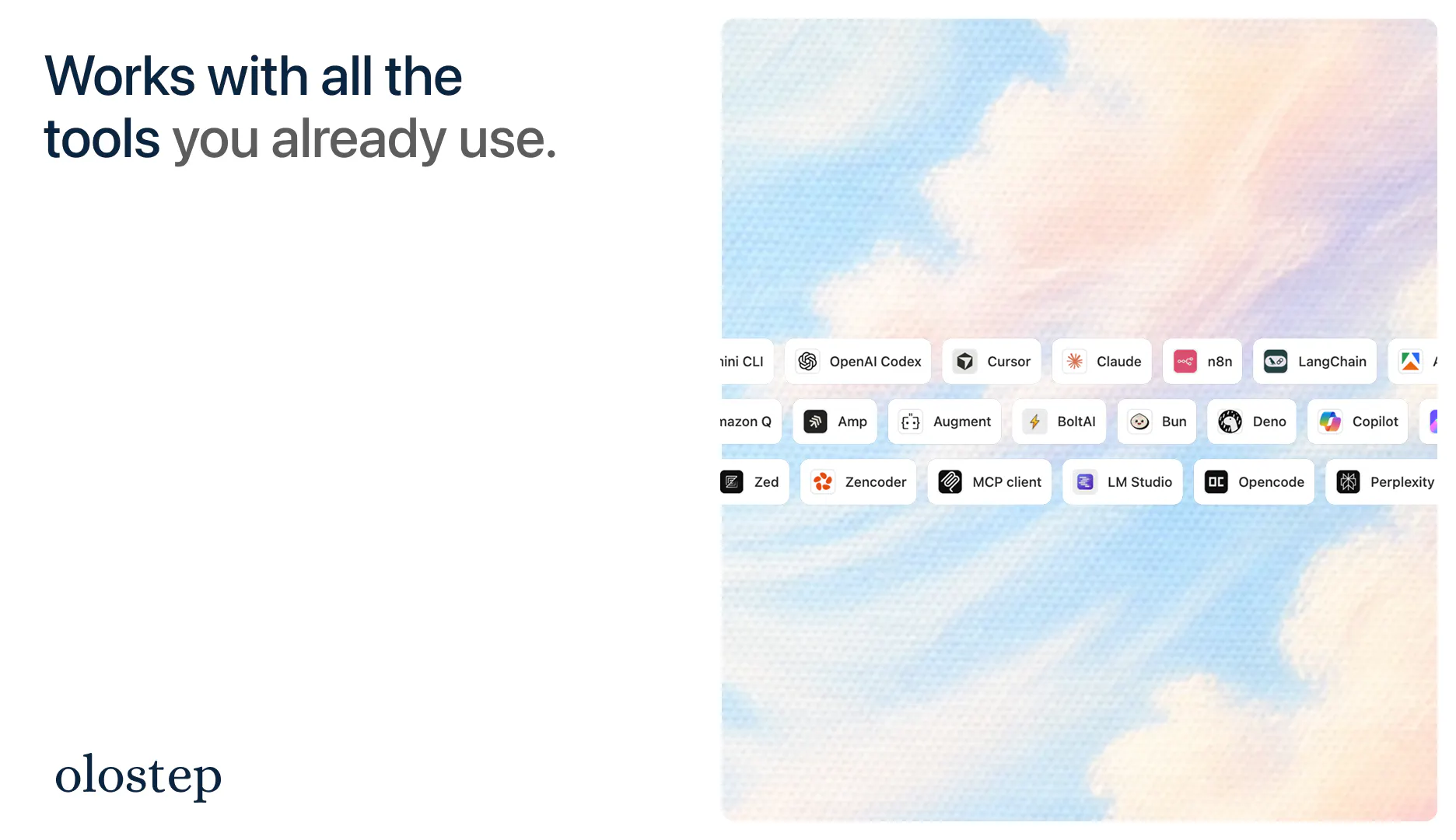 Olostep screenshot